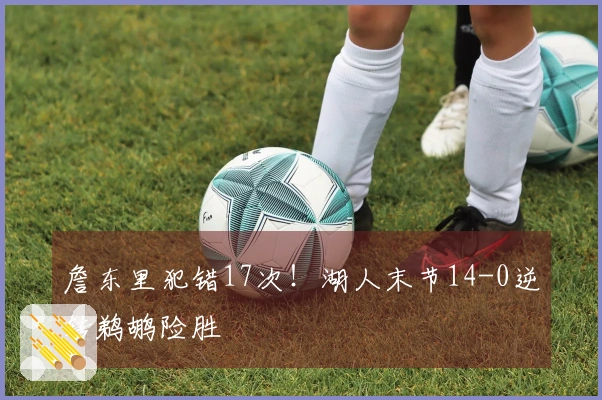 詹东里犯错17次！湖人末节14-0逆转鹈鹕险胜