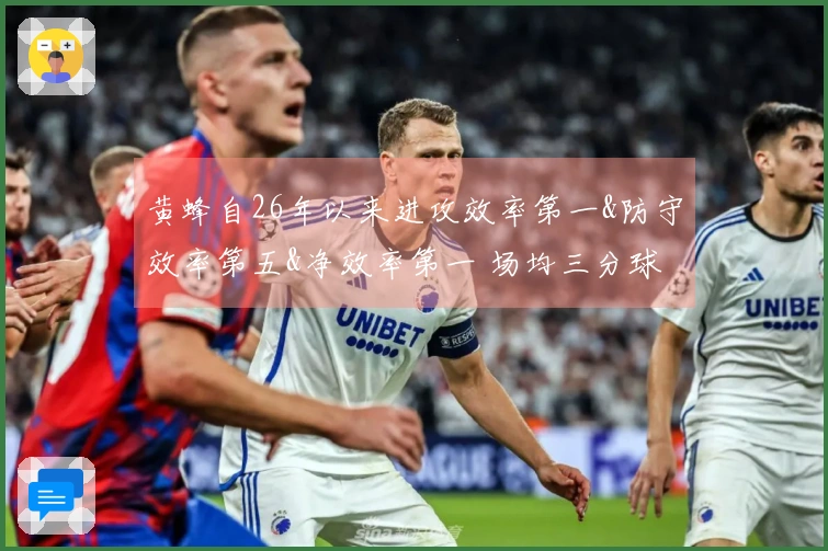 黄蜂自26年以来进攻效率第一&防守效率第五&净效率第一 场均三分球命中率第一